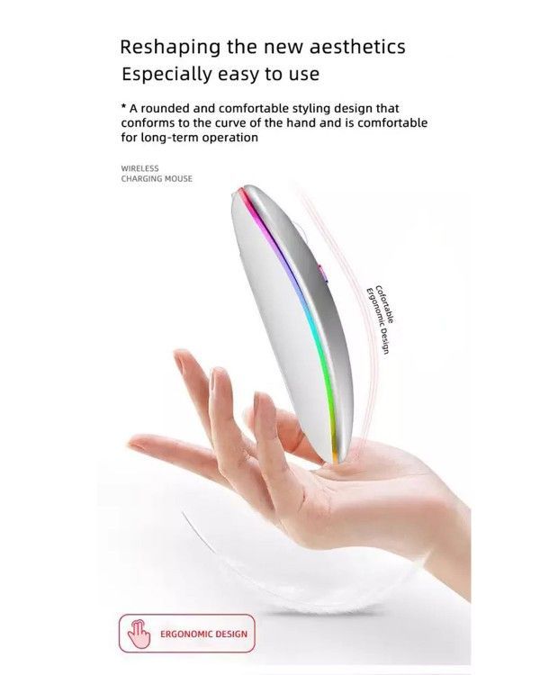 Wireless RGB LED Kablosuz Mouse MK-109