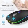 Wireless RGB LED Kablosuz Mouse MK-109