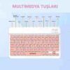 Şarj Edilebilir Bluetooth Kablosuz Klavye ve Mouse Seti