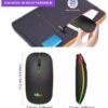 Wireless RGB LED Kablosuz Mouse MK-109