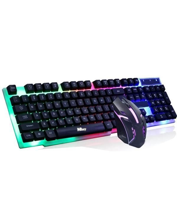 LED Işıklı Kablolu Gaming Klavye ve Mouse Seti