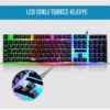LED Işıklı Kablolu Gaming Klavye ve Mouse Seti