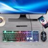 LED Işıklı Kablolu Gaming Klavye ve Mouse Seti