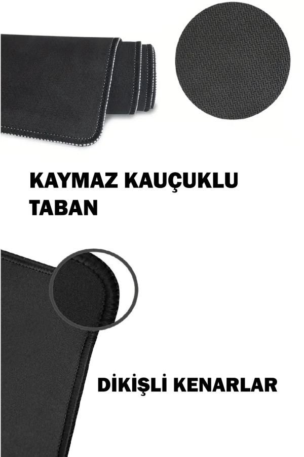 Gaming oyuncu Mouse pad Kaydırmaz Kauçuk Dikişli Kenar 80x30 cm Mousepad
