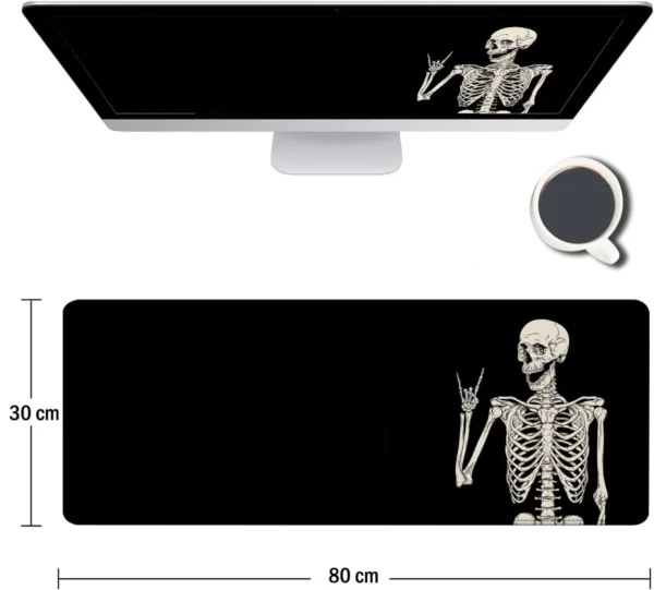 Gaming oyuncu Mouse pad Kaydırmaz Kauçuk Dikişli Kenar 80x30 cm Mousepad