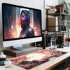 Gaming oyuncu Mouse pad Kaydırmaz Kauçuk Dikişli Kenar 80x30 cm Mousepad