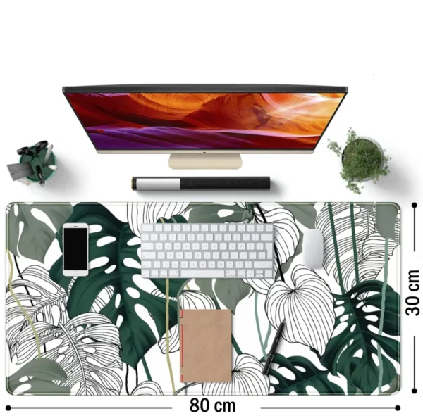 Gaming oyuncu Mouse pad Kaydırmaz Kauçuk Dikişli Kenar 80x30 cm Mousepad