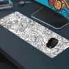 Gaming oyuncu Mouse pad Kaydırmaz Kauçuk Dikişli Kenar 80x30 cm Mousepad