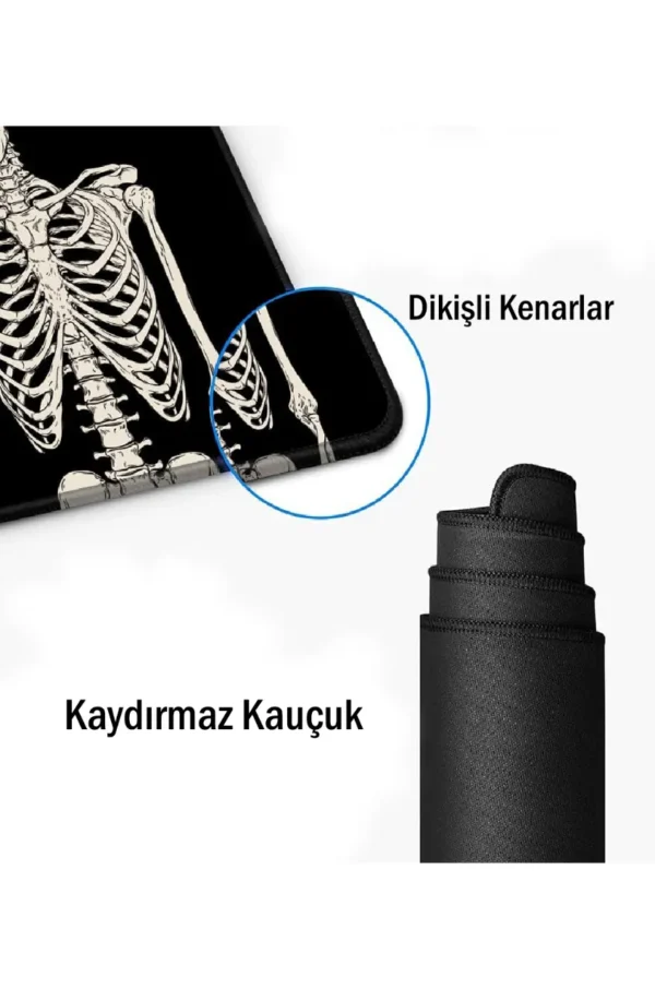 Gaming oyuncu Mouse pad Kaydırmaz Kauçuk Dikişli Kenar 80x30 cm Mousepad