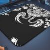 Yin Dragon Gaming Oyuncu XL Mouse Pad Kaydırmaz Dikişli Mousepad 40x30 Mm