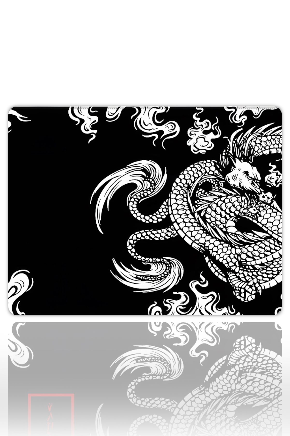 Yin Dragon Gaming Oyuncu XL Mouse Pad Kaydırmaz Dikişli Mousepad 40x30 Mm