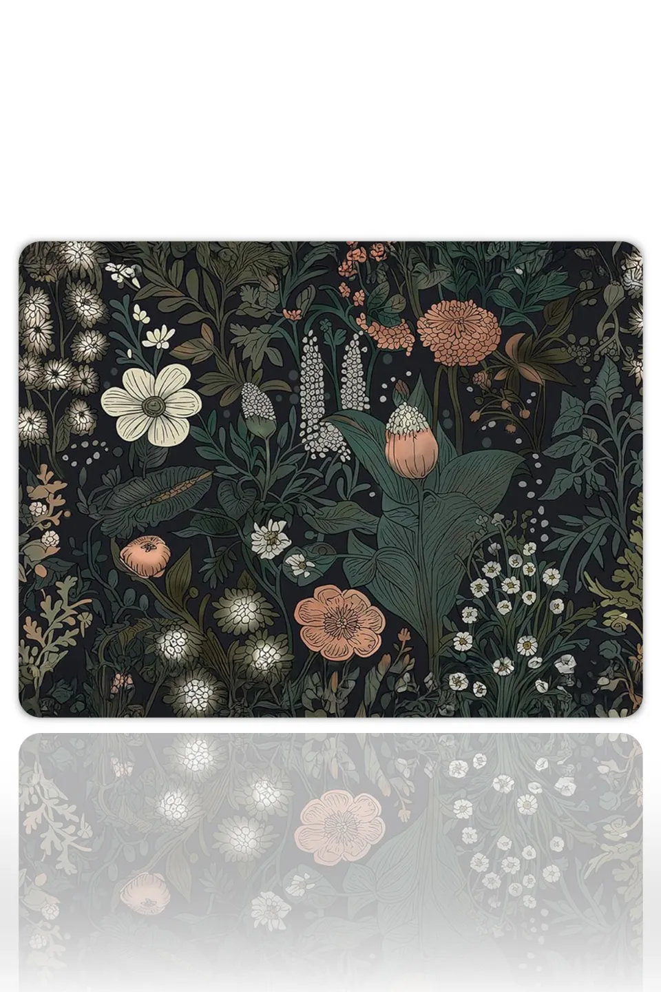 Midnight Garden Gaming Oyuncu XL Mouse Pad Kaydırmaz Dikişli Mousepad 480x400x4 Mm Dikişli Premium Model