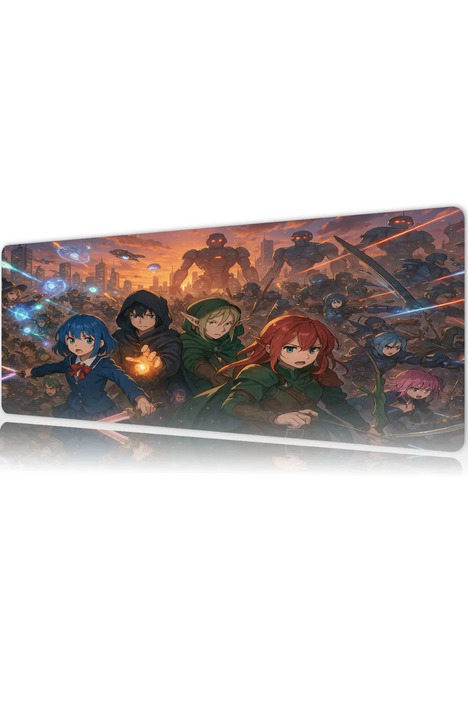 The Arcane Rebellion Gaming oyuncu Mouse pad Kaydırmaz Kauçuk Dikişli Kenar 80x30 cm Mousepad