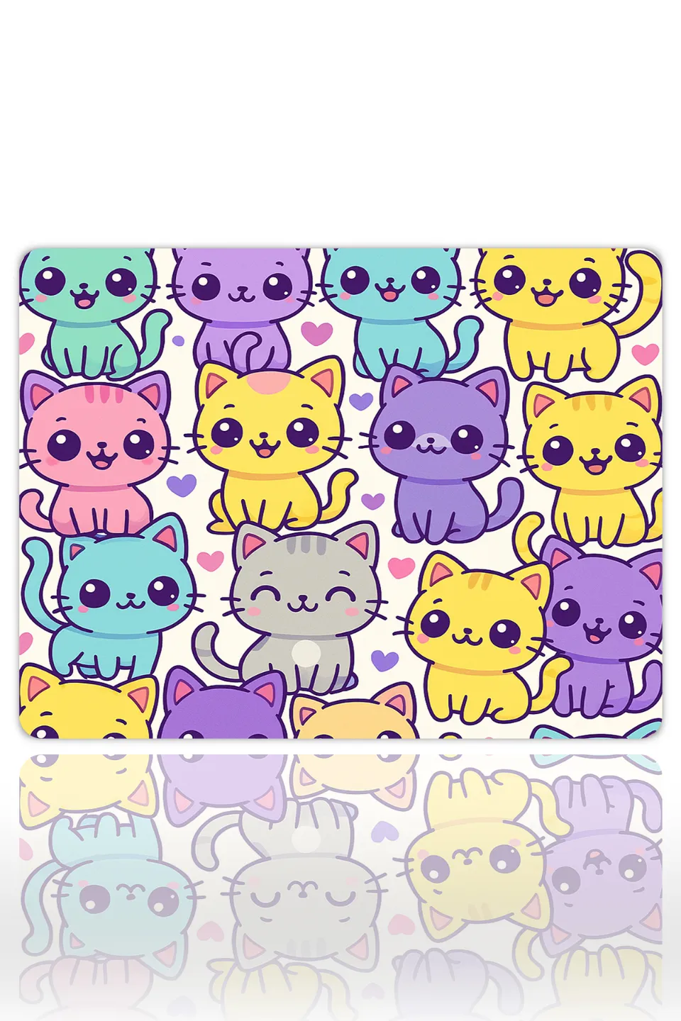 Candy Cats Gaming Oyuncu XL Mouse Pad Kaydırmaz Dikişli Mousepad  40x30 cm 3 Mm