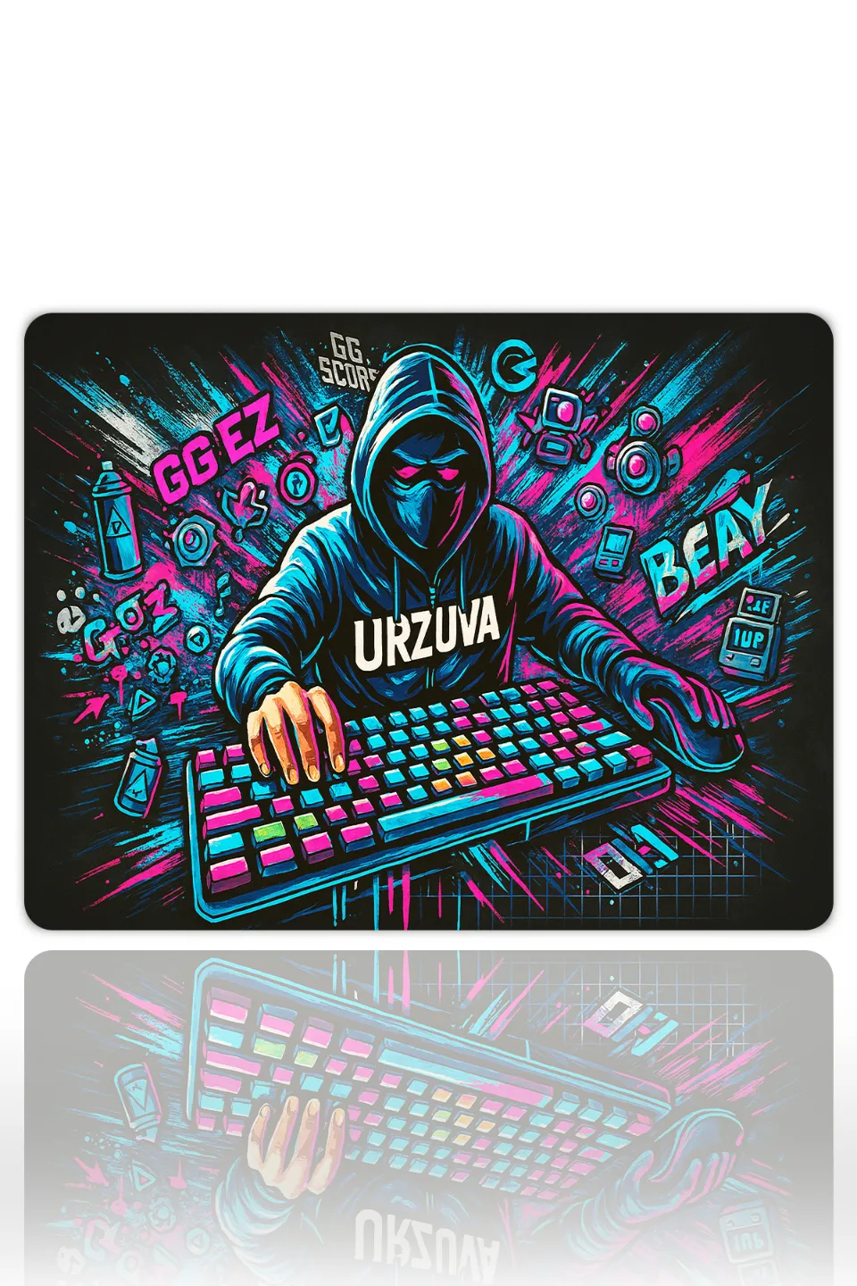 The GOAT Mode Gaming Oyuncu XL Mouse Pad Kaydırmaz Dikişli Mousepad 40x30 3 Mm