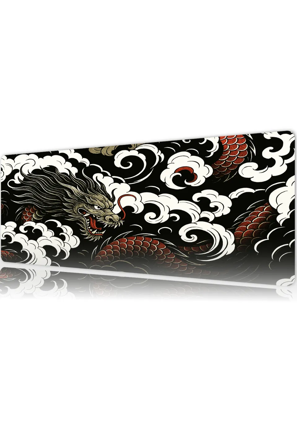 Ryū no Kage Gaming oyuncu Mouse pad Kaydırmaz Kauçuk Dikişli Kenar 80x30 cm Mousepad