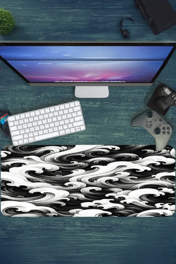 Gaming oyuncu Mouse pad Kaydırmaz Kauçuk Dikişli Kenar 80x30 cm Mousepad