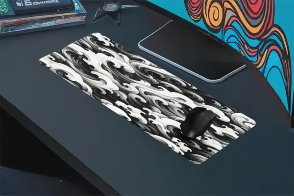 Gaming oyuncu Mouse pad Kaydırmaz Kauçuk Dikişli Kenar 80x30 cm Mousepad