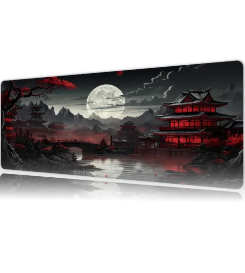 Gaming oyuncu Mouse pad Kaydırmaz Kauçuk Dikişli Kenar 80x30 cm Mousepad