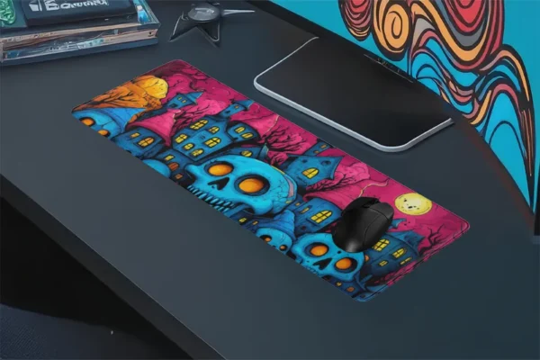 Gaming oyuncu Mouse pad Kaydırmaz Kauçuk Dikişli Kenar 80x30 cm Mousepad