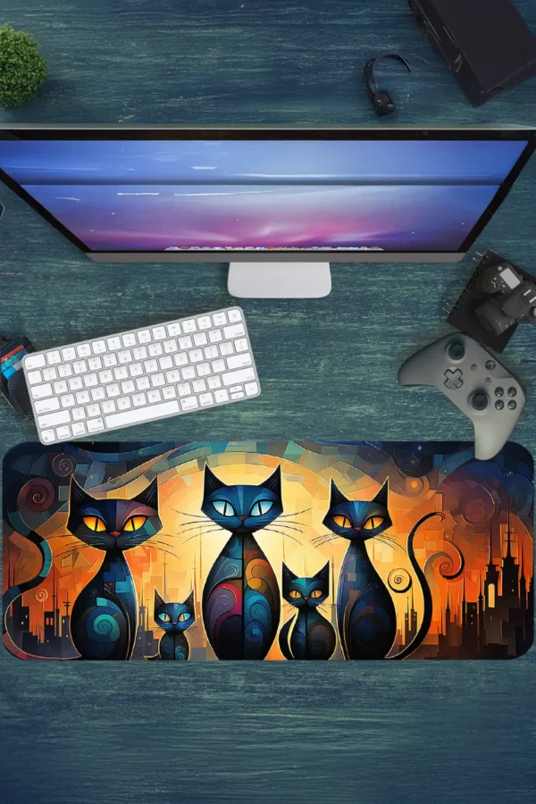 Gaming oyuncu Mouse pad Kaydırmaz Kauçuk Dikişli Kenar 80x30 cm Mousepad