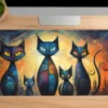 Gaming oyuncu Mouse pad Kaydırmaz Kauçuk Dikişli Kenar 80x30 cm Mousepad