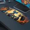 Gaming oyuncu Mouse pad Kaydırmaz Kauçuk Dikişli Kenar 80x30 cm Mousepad