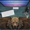 Gaming oyuncu Mouse pad Kaydırmaz Kauçuk Dikişli Kenar 80x30 cm Mousepad