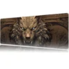 Gaming oyuncu Mouse pad Kaydırmaz Kauçuk Dikişli Kenar 80x30 cm Mousepad