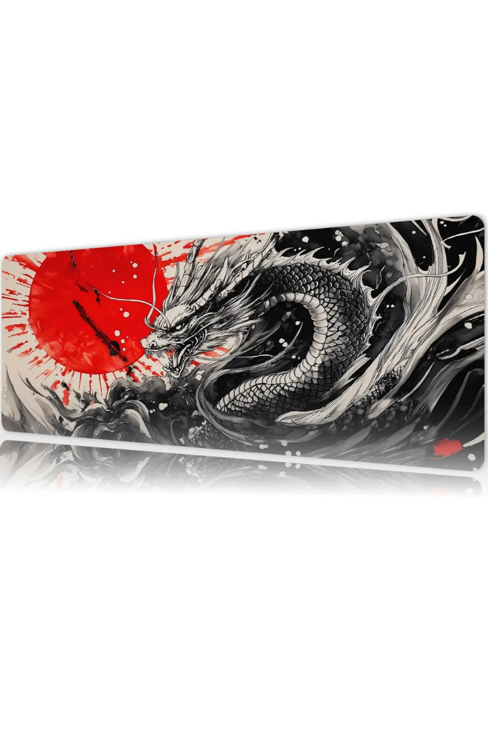 Blood and Ink Gaming oyuncu Mouse pad Kaydırmaz Kauçuk Dikişli Kenar 90x40 cm 4mm Mousepad