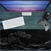 Gaming oyuncu Mouse pad Kaydırmaz Kauçuk Dikişli Kenar 80x30 cm Mousepad