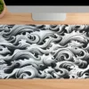 Gaming oyuncu Mouse pad Kaydırmaz Kauçuk Dikişli Kenar 80x30 cm Mousepad