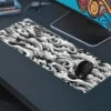 Gaming oyuncu Mouse pad Kaydırmaz Kauçuk Dikişli Kenar 80x30 cm Mousepad