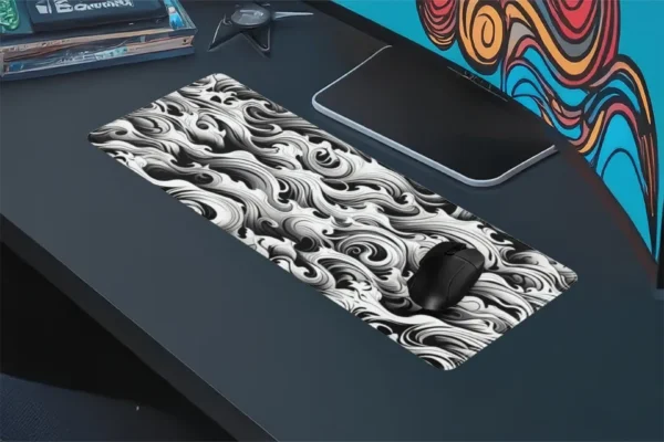 Gaming oyuncu Mouse pad Kaydırmaz Kauçuk Dikişli Kenar 80x30 cm Mousepad