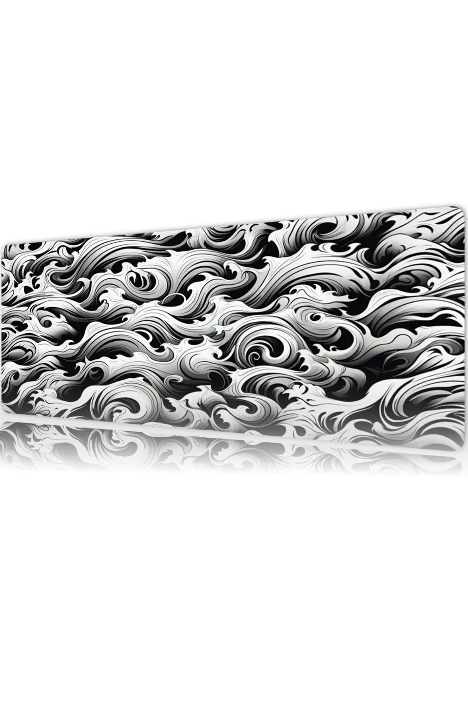 Eternal Flow Gaming oyuncu Mouse pad Kaydırmaz Kauçuk Dikişli Kenar 90x40 cm 4mm Mousepad