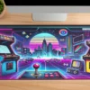 Gaming oyuncu Mouse pad Kaydırmaz Kauçuk Dikişli Kenar 80x30 cm Mousepad