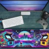Gaming oyuncu Mouse pad Kaydırmaz Kauçuk Dikişli Kenar 80x30 cm Mousepad