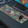 Gaming oyuncu Mouse pad Kaydırmaz Kauçuk Dikişli Kenar 80x30 cm Mousepad