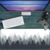 Gaming oyuncu Mouse pad Kaydırmaz Kauçuk Dikişli Kenar 80x30 cm Mousepad