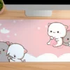 Gaming oyuncu Mouse pad Kaydırmaz Kauçuk Dikişli Kenar 80x30 cm Mousepad