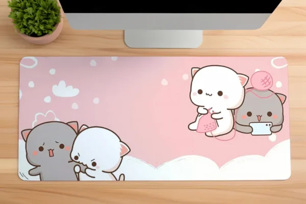 Gaming oyuncu Mouse pad Kaydırmaz Kauçuk Dikişli Kenar 80x30 cm Mousepad