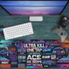 Gaming oyuncu Mouse pad Kaydırmaz Kauçuk Dikişli Kenar 80x30 cm Mousepad
