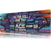 Gaming oyuncu Mouse pad Kaydırmaz Kauçuk Dikişli Kenar 80x30 cm Mousepad