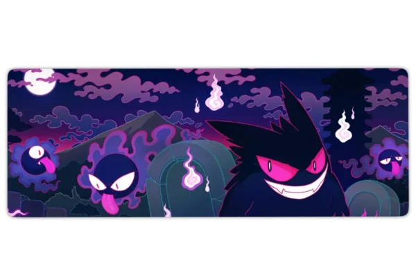 Gengar Gaming oyuncu Mouse pad Kaydırmaz Kauçuk Dikişli Kenar 90×40 cm Mousepad