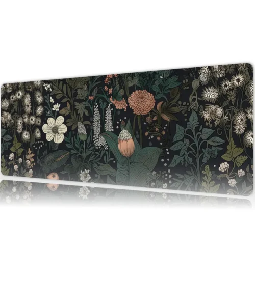 Midnight Garden Gaming oyuncu Mousepad Kaydırmaz Kauçuk Dikişli Kenar 90×40 cm Mousepad