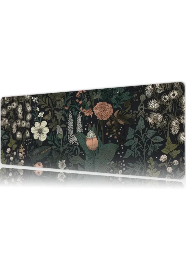 Midnight Garden Midnight Garden Gaming oyuncu Mousepad Kaydırmaz Kauçuk Dikişli Kenar 90×40 cm Mousepad