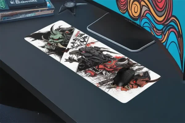 Area 51 Gaming oyuncu Mousepad Kaydırmaz Kauçuk Dikişli Kenar 90×40 cm Mousepad