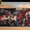 Ashen Fang Gaming oyuncu Mousepad Kaydırmaz Kauçuk Dikişli Kenar 90×40 cm Mousepad