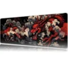 Ashen Fang Gaming oyuncu Mousepad Kaydırmaz Kauçuk Dikişli Kenar 90×40 cm Mousepad