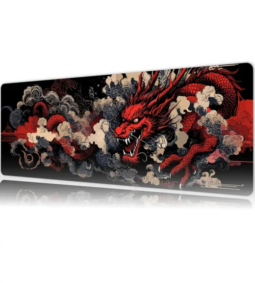 Ashen Fang Gaming oyuncu Mousepad Kaydırmaz Kauçuk Dikişli Kenar 90×40 cm Mousepad